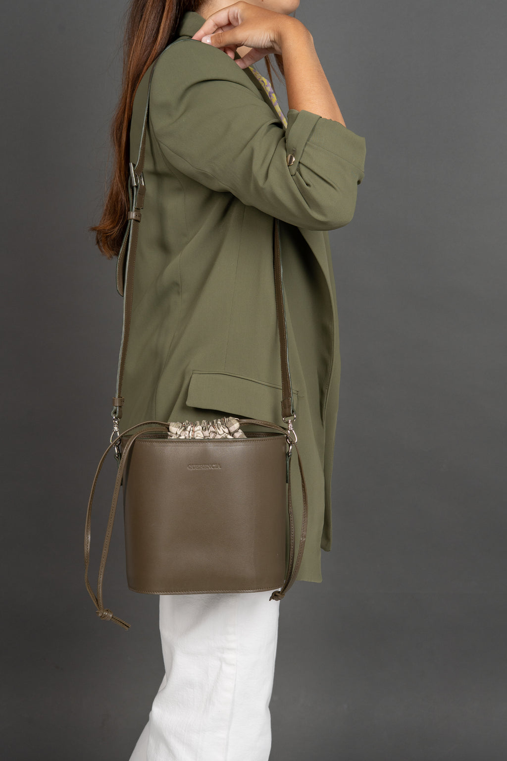 Kensington Kaki - Bolso bombonera