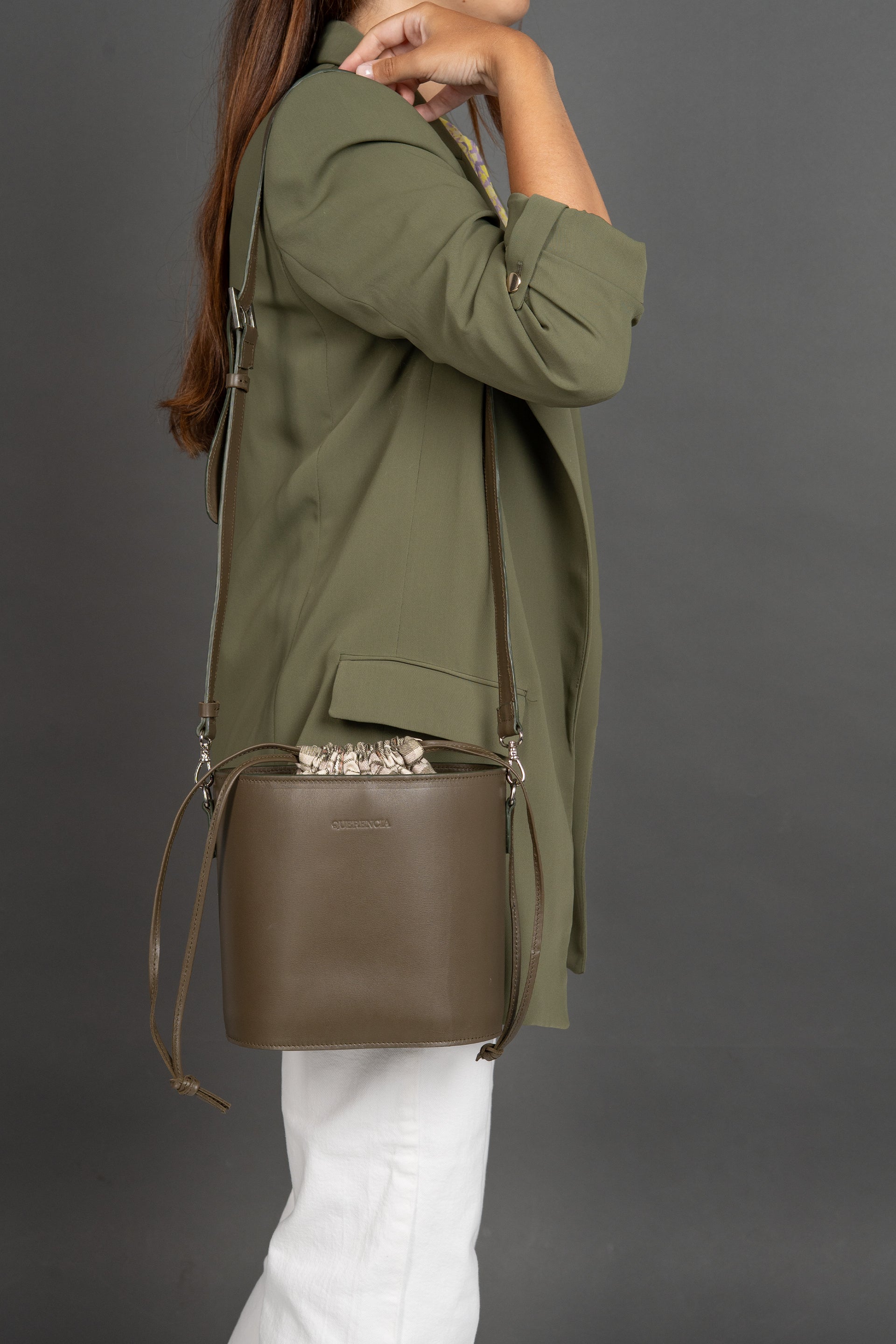 Kensington Kaki - Bolso bombonera