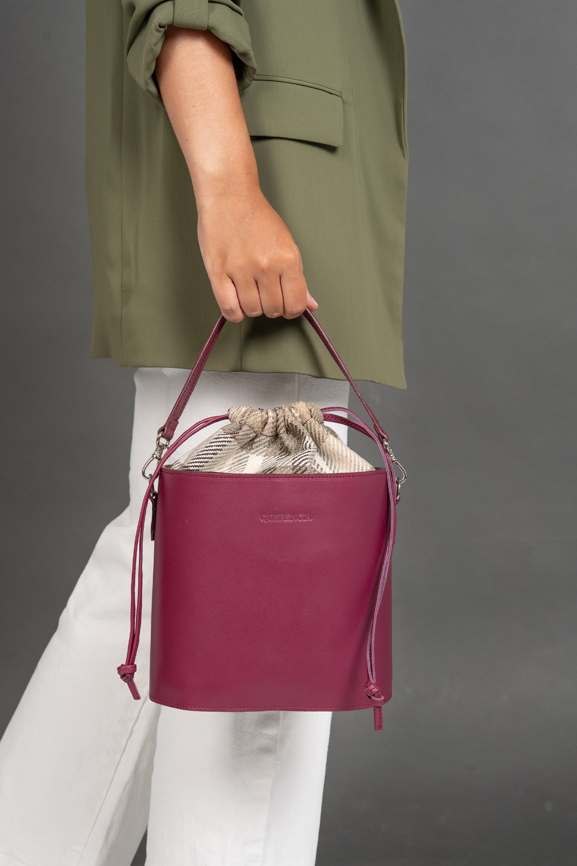 Kensington Burdeos - Bolso bombonera