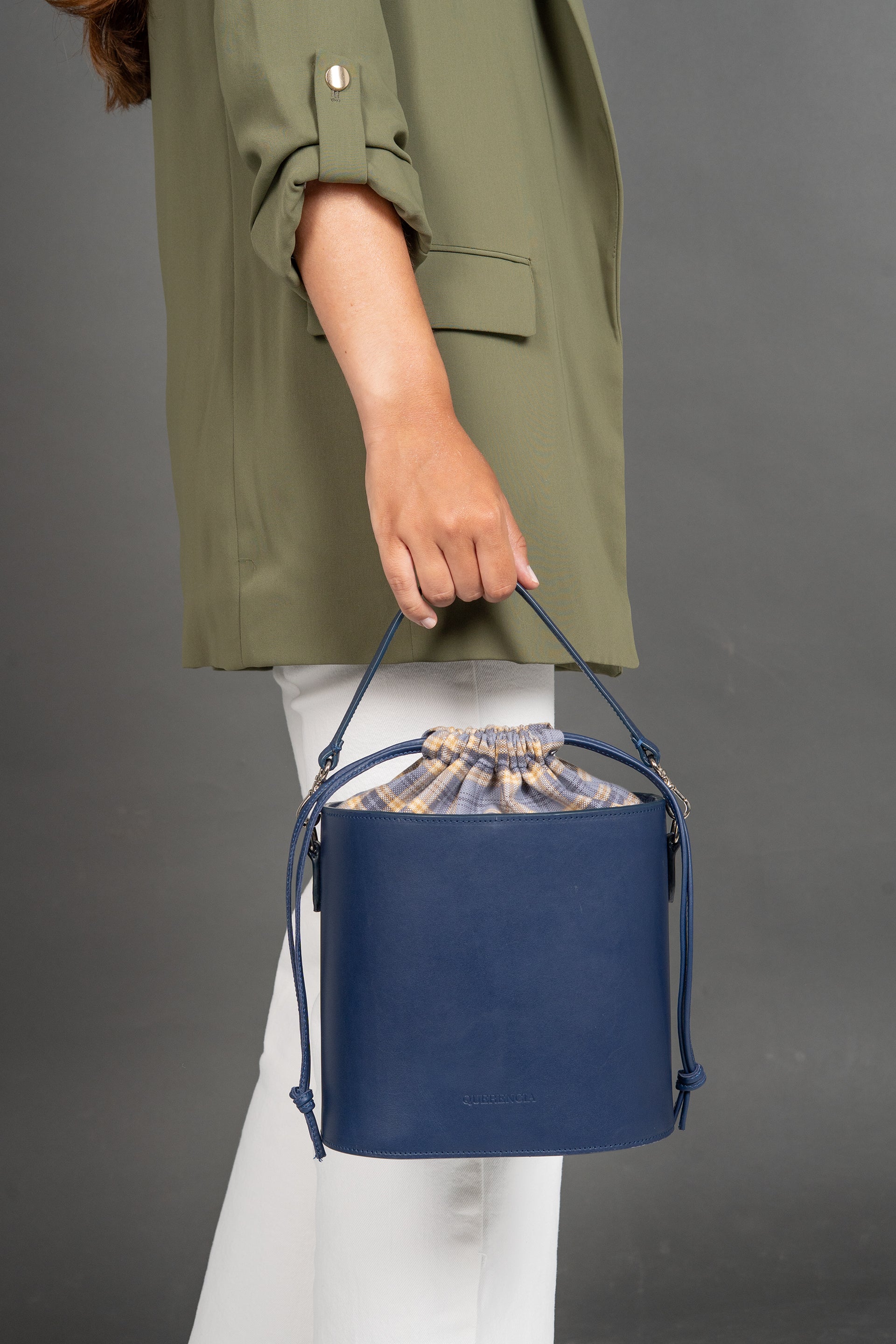 Kensington Azul - Bolso bombonera