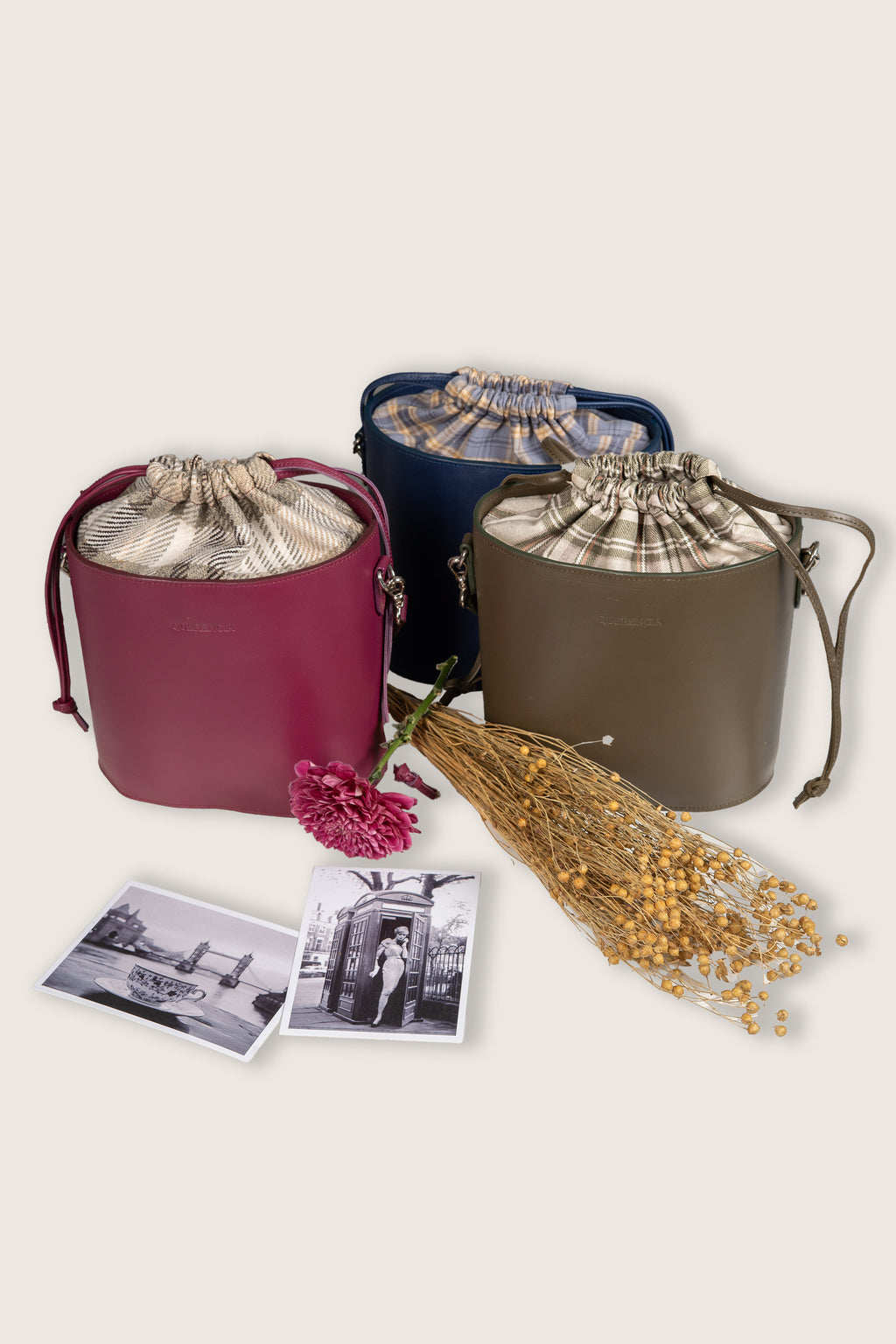 Kensington Kaki - Bolso bombonera